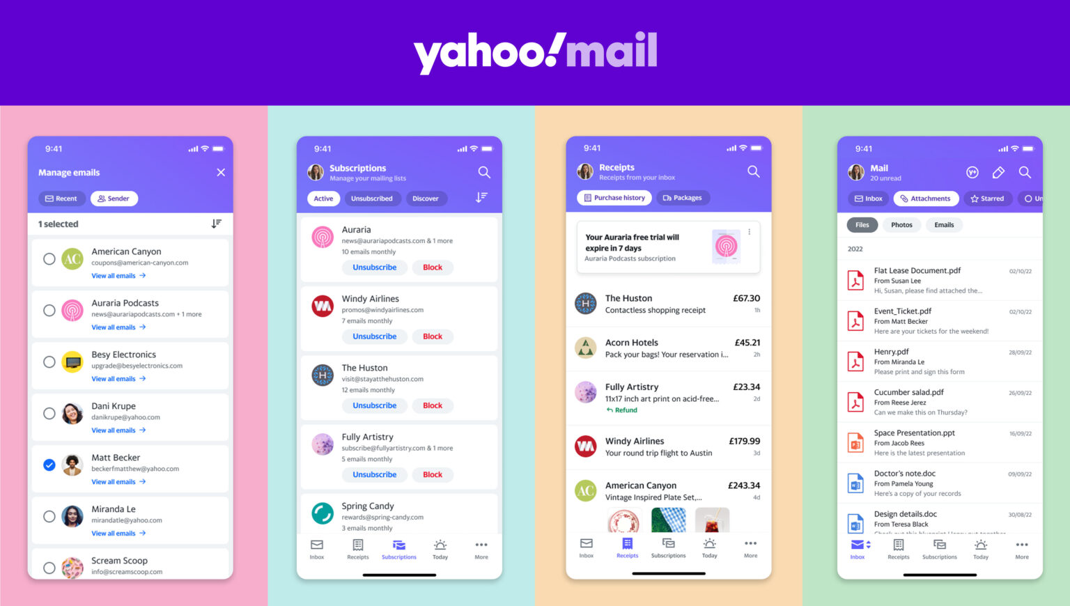 Lanzan Yahoo Mail Con Características únicas Se En Ios Y Android